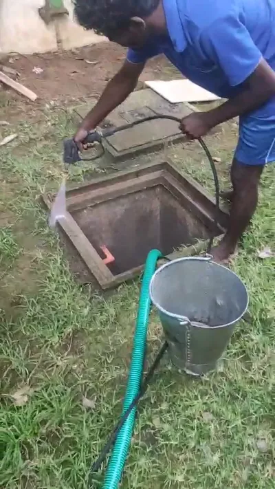 Spotless sump after cleaning